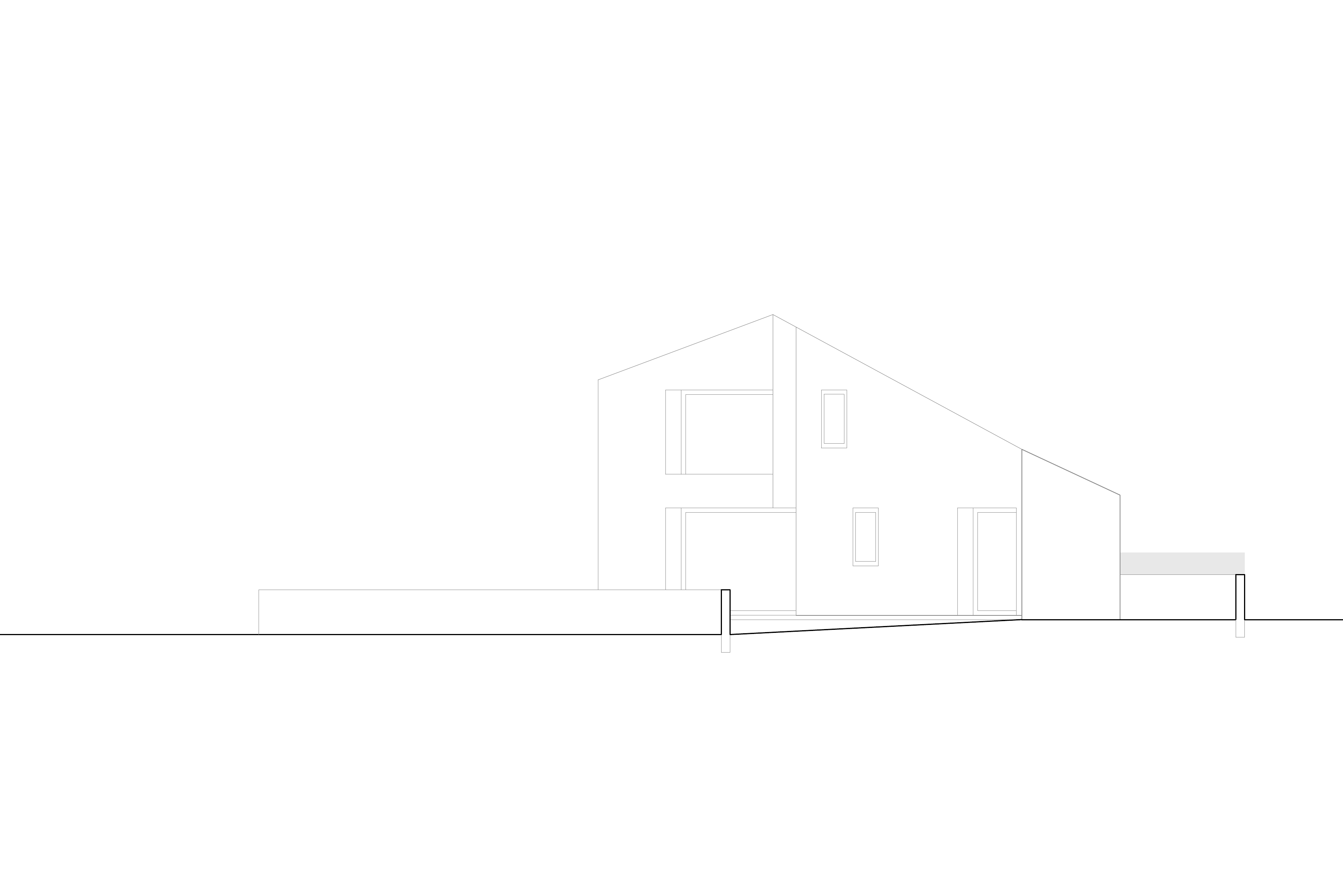 Alçado — Casa em Possanco